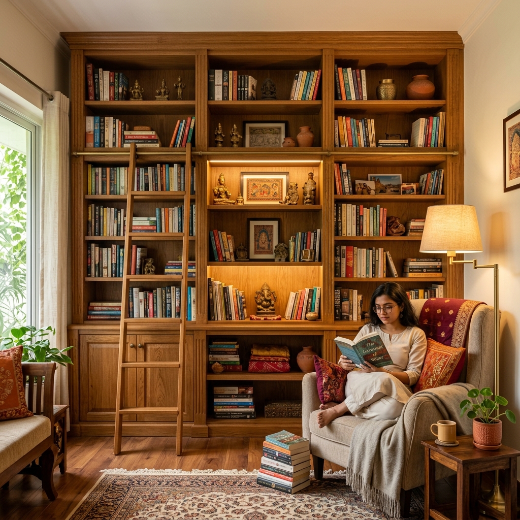 Library wall