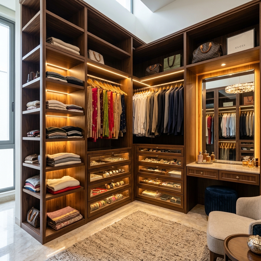 Walk-in wardrobe