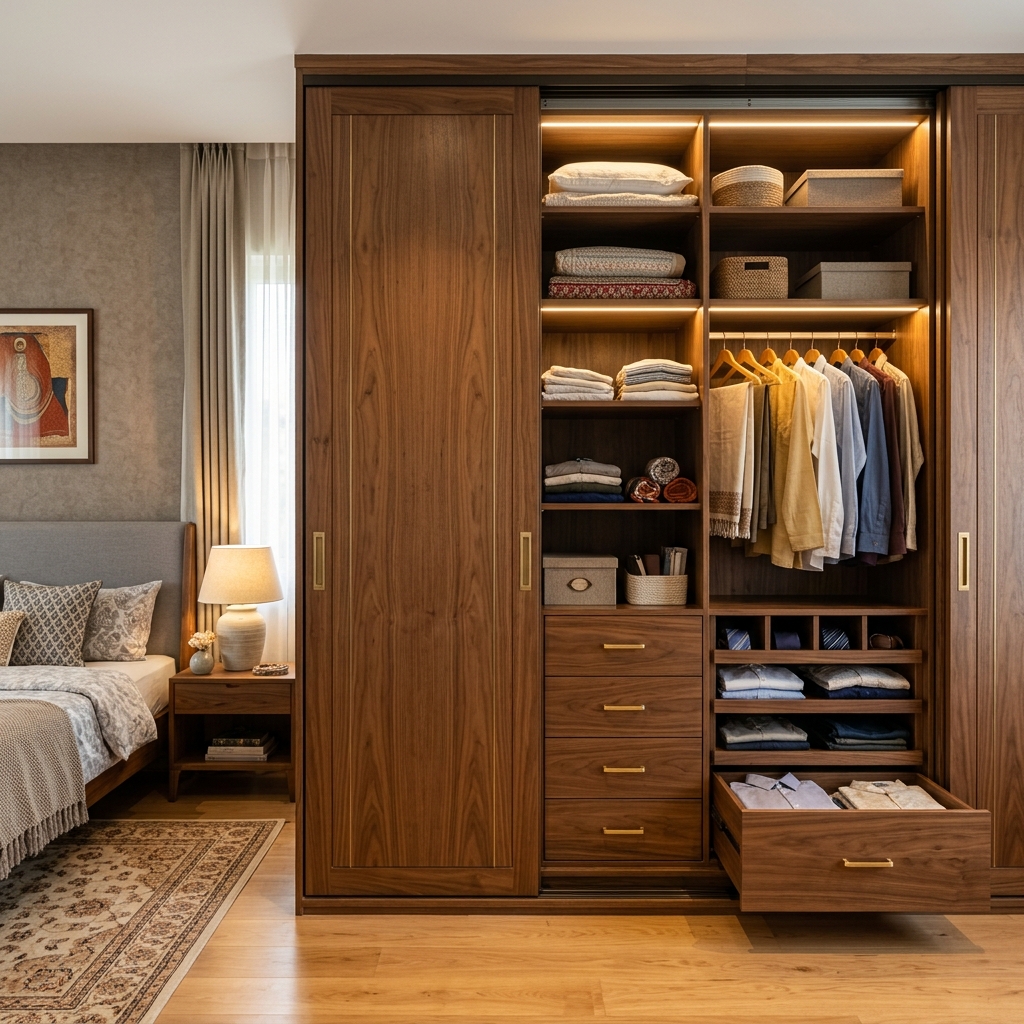 Sliding wardrobe